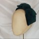 Green velvet hair bow