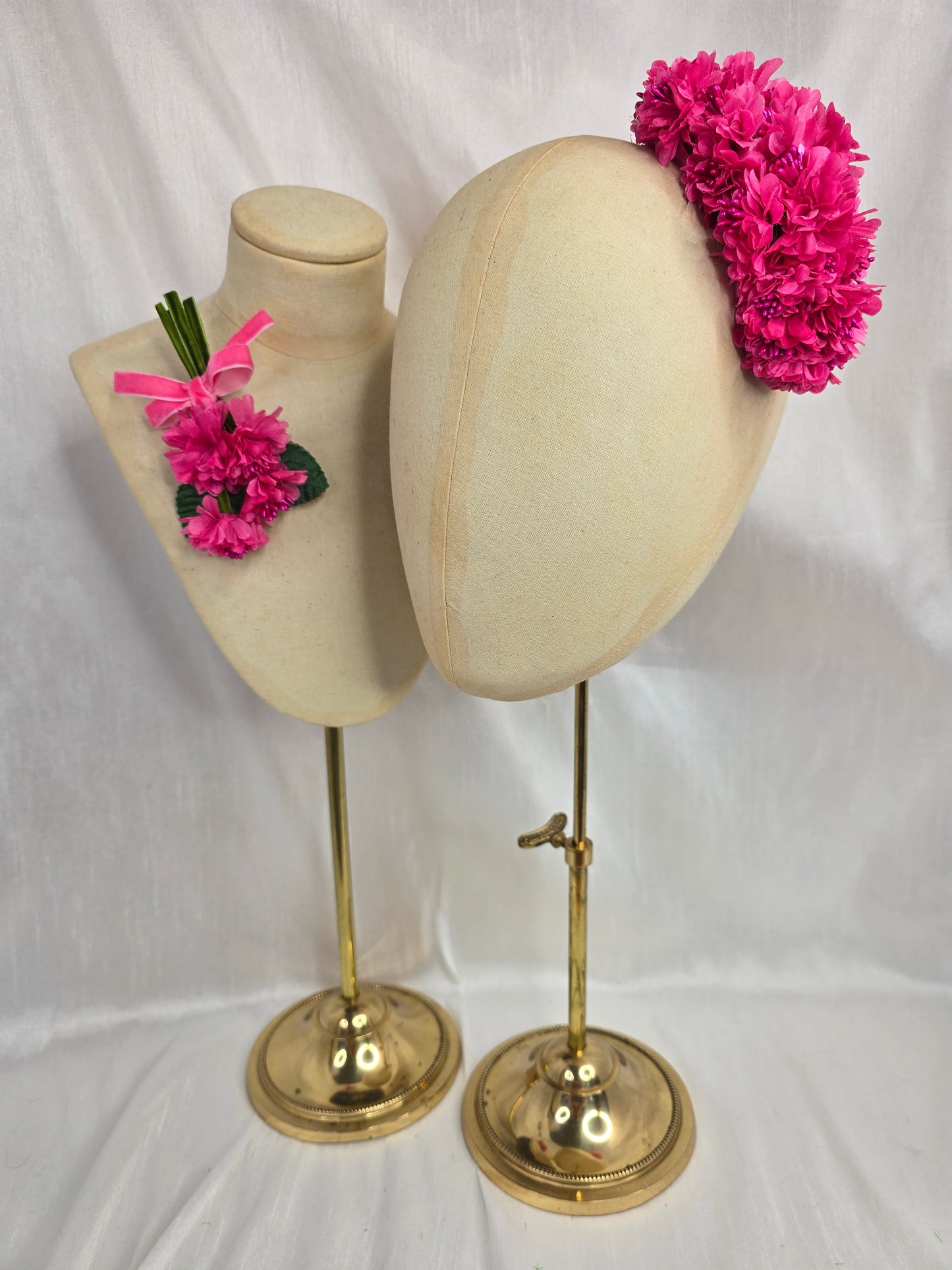 Small cerise pink blossom corsage