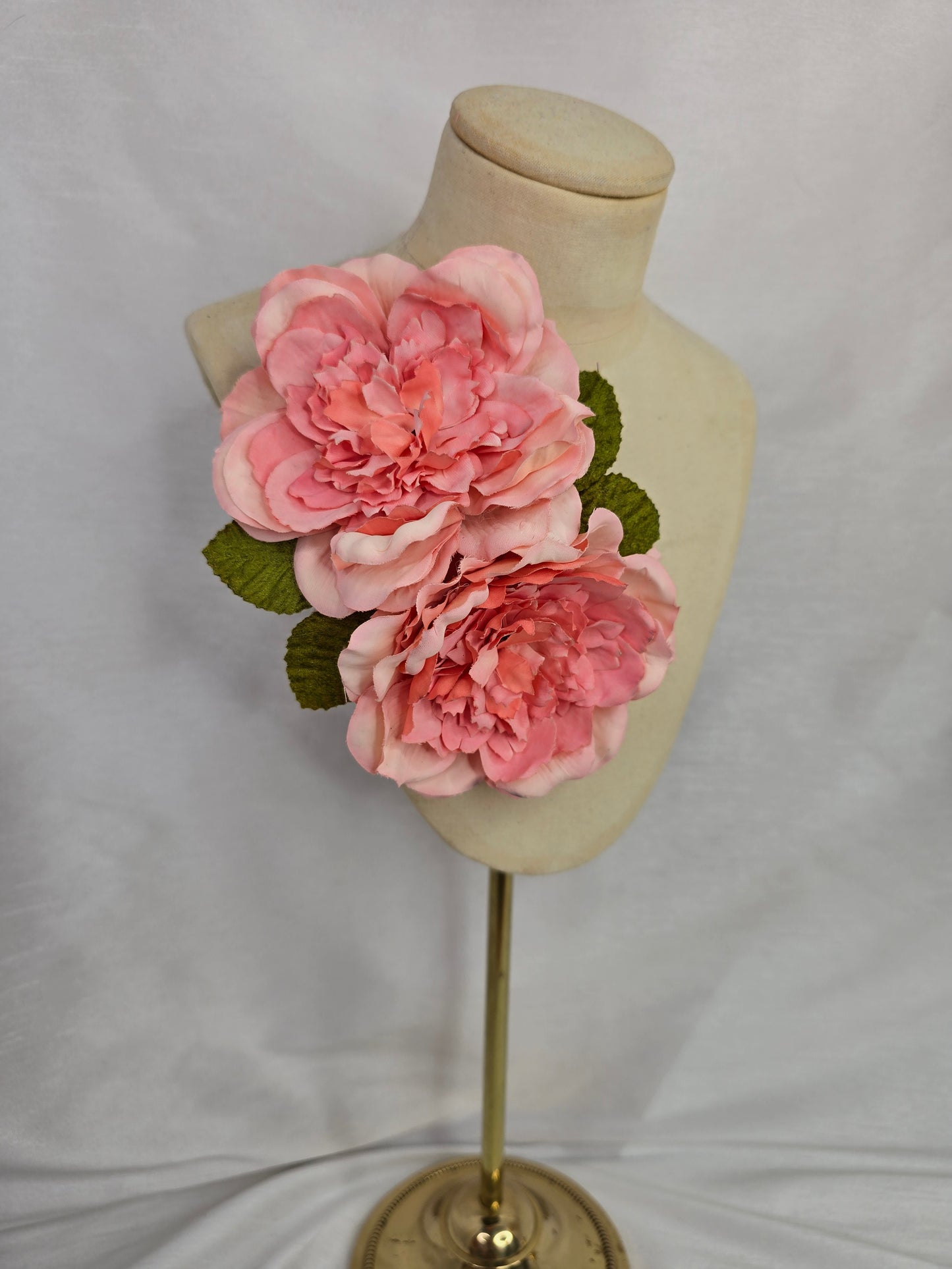 Watermelon rose hair flower/corsage