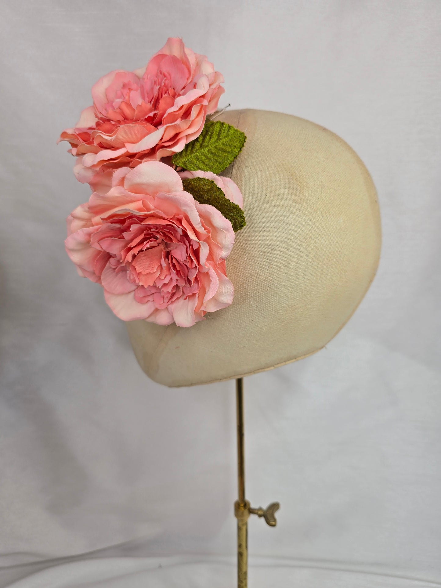 Watermelon rose hair flower/corsage