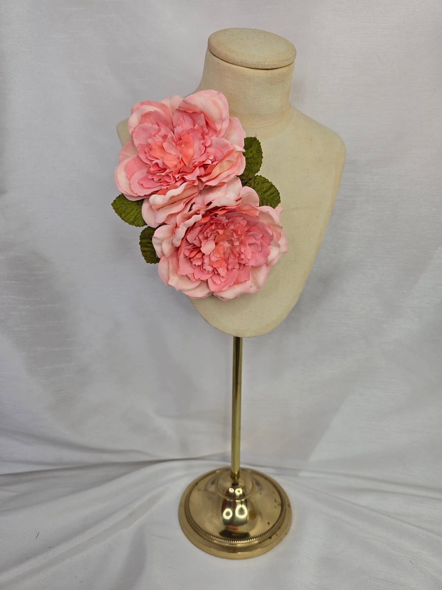 Watermelon rose hair flower/corsage