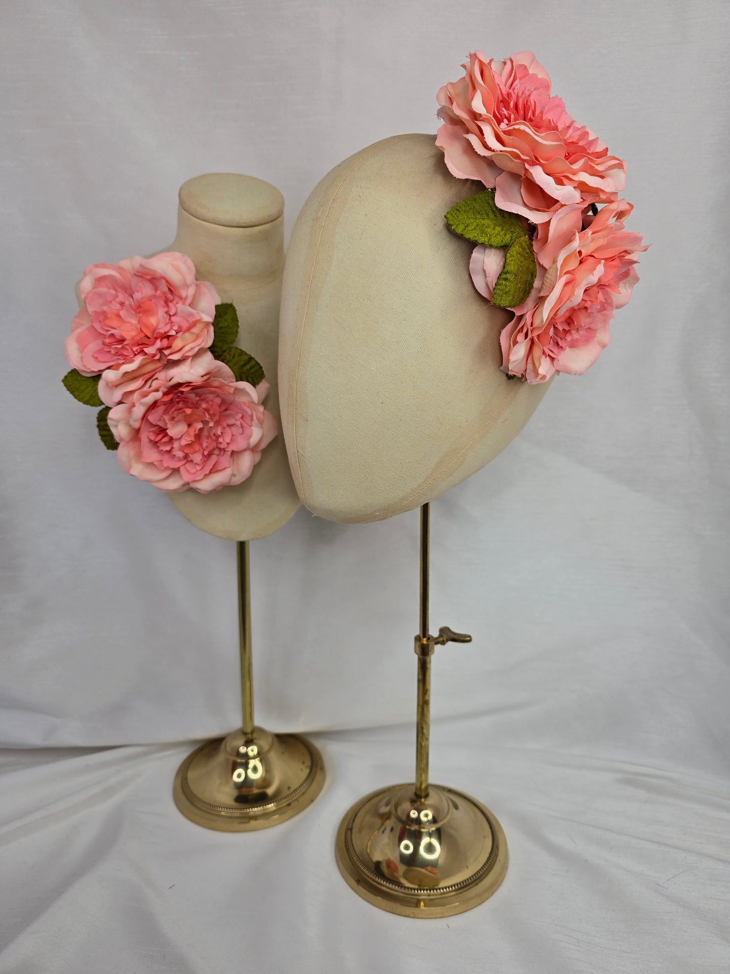 Watermelon rose hair flower/corsage