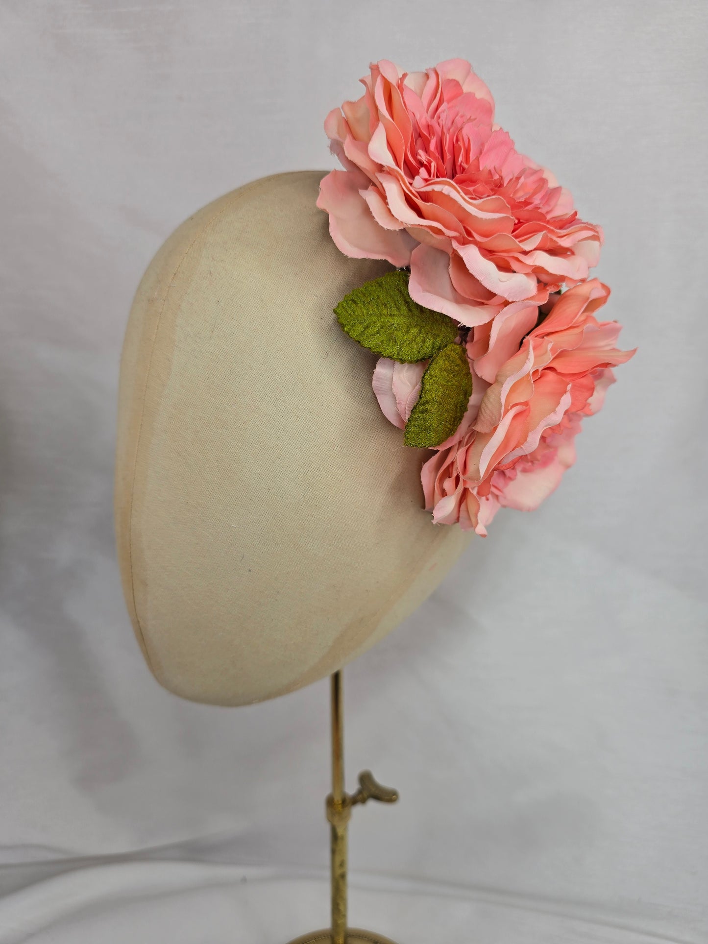 Watermelon rose hair flower/corsage