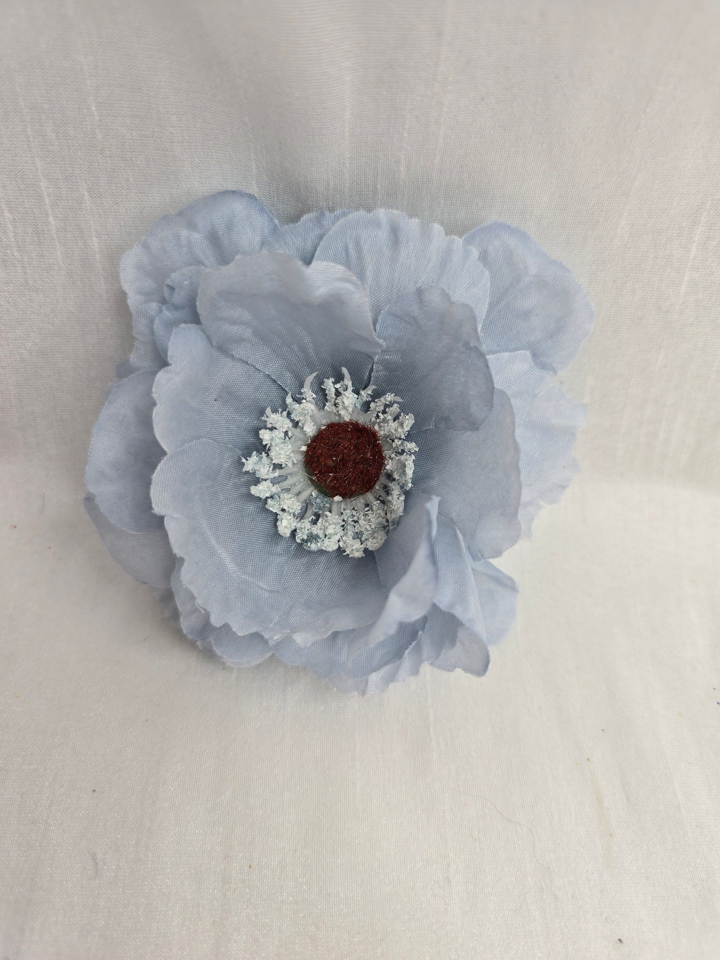 Set of 5 mix & match hair flowers/corsages - red, white and blue