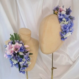 Hair flower and corsage sets