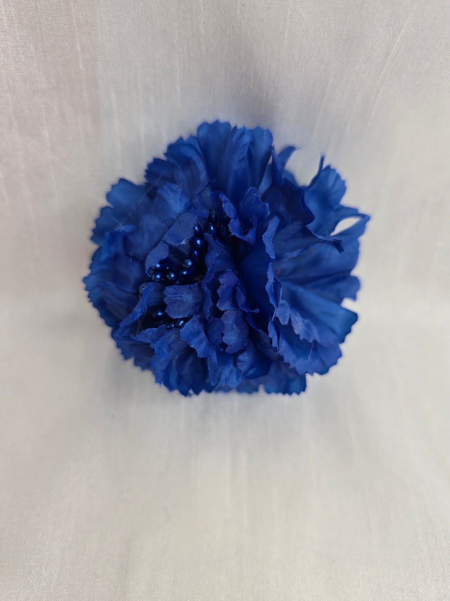 Set of 5 mix & match hair flowers/corsages - red, white and blue