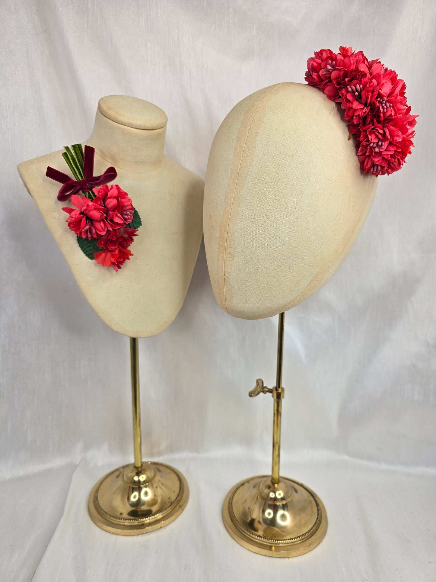 Small red blossom corsage