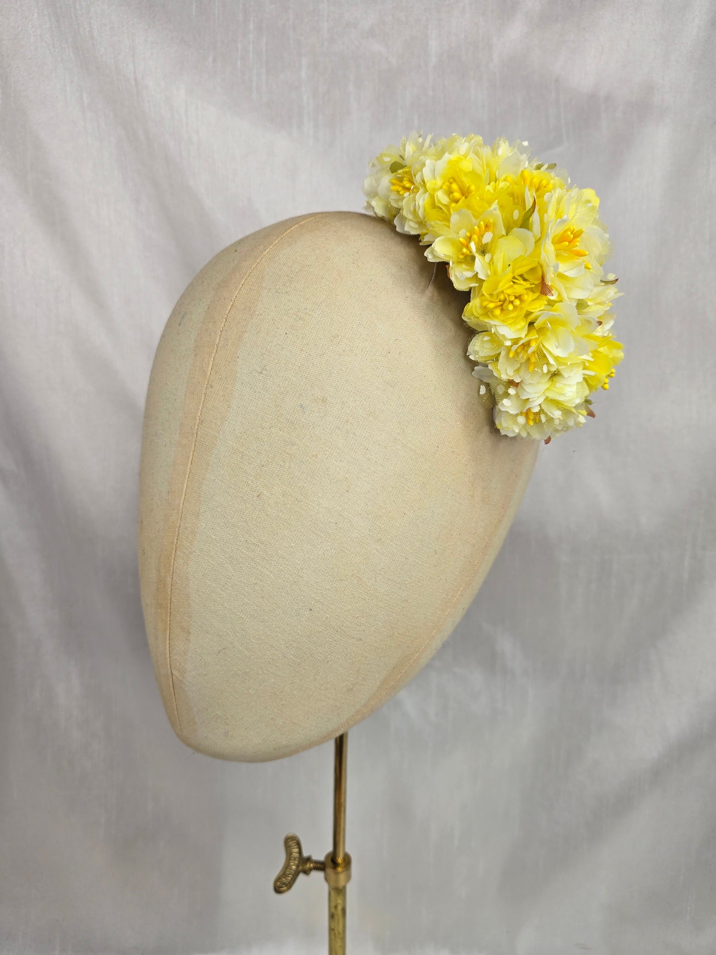 Medium yellow hair flower/corsage
