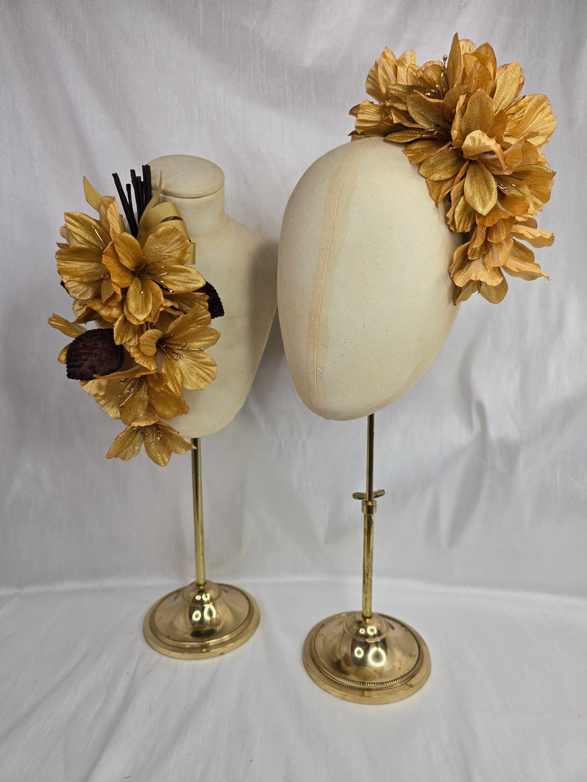 Xl autumn golden yellow hair flower and corsage set