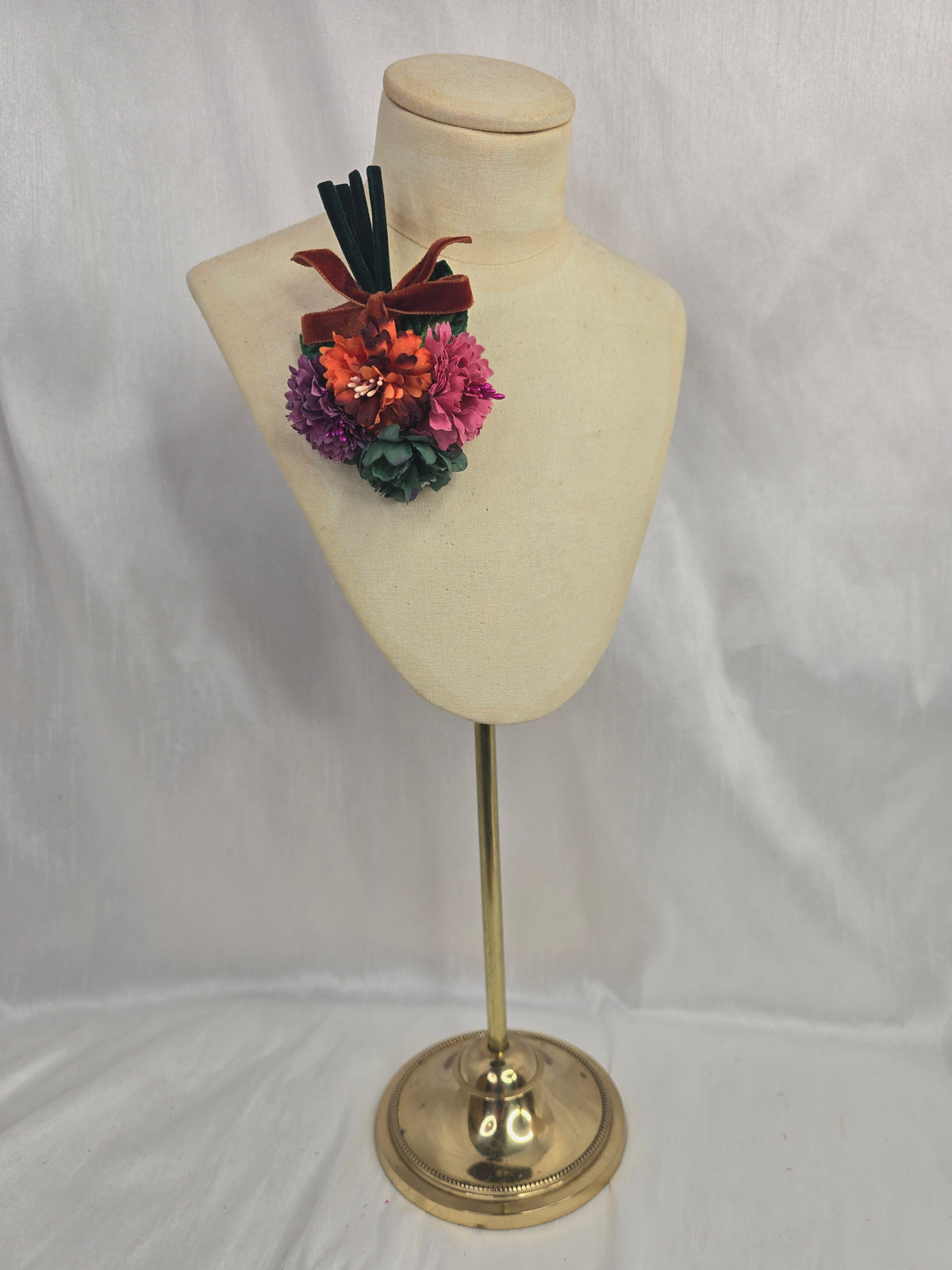 Multi autumn blossom corsage