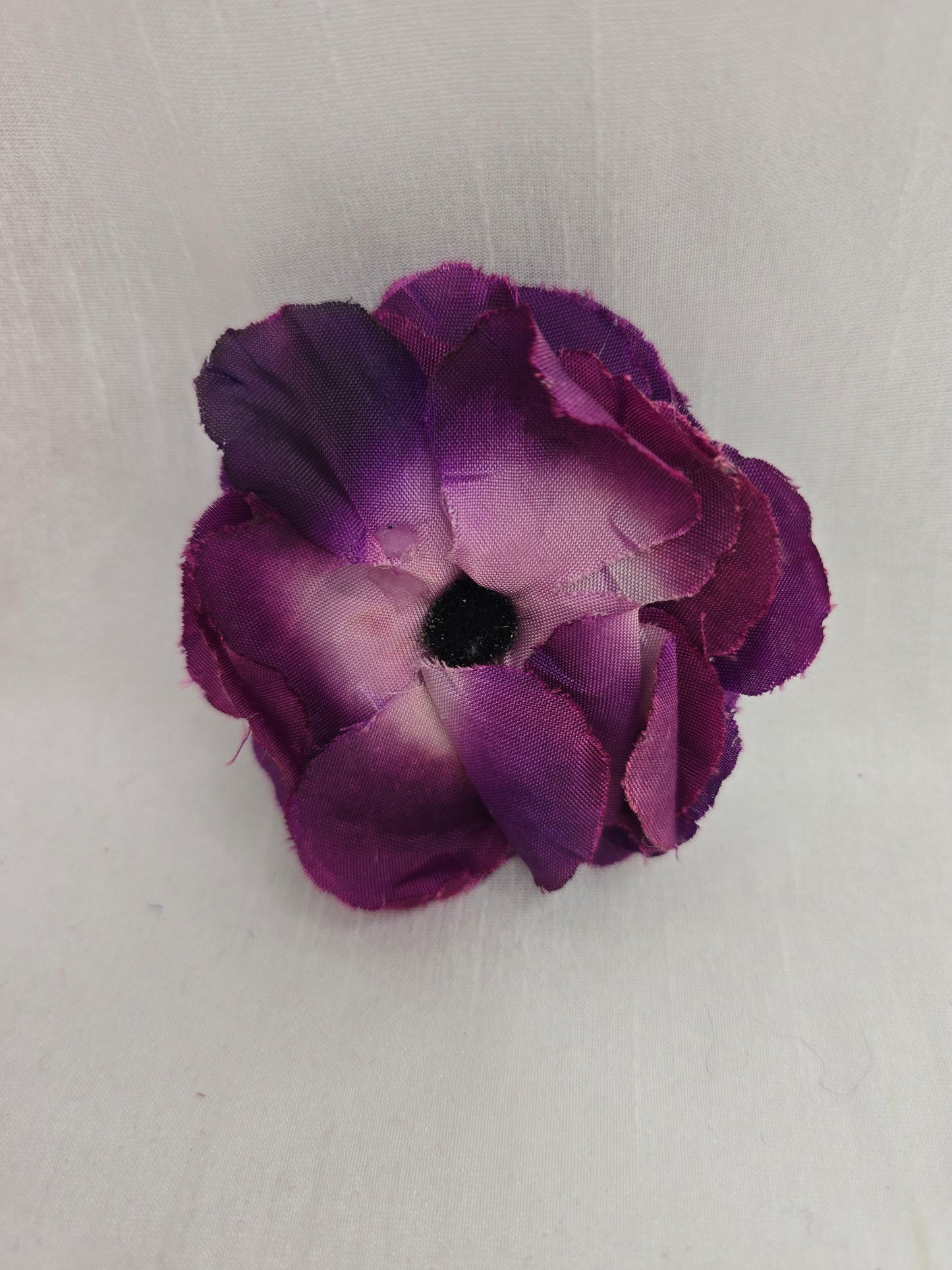 Set of 5 mix & match true vintage hair flowers/corsages - pinks and purple