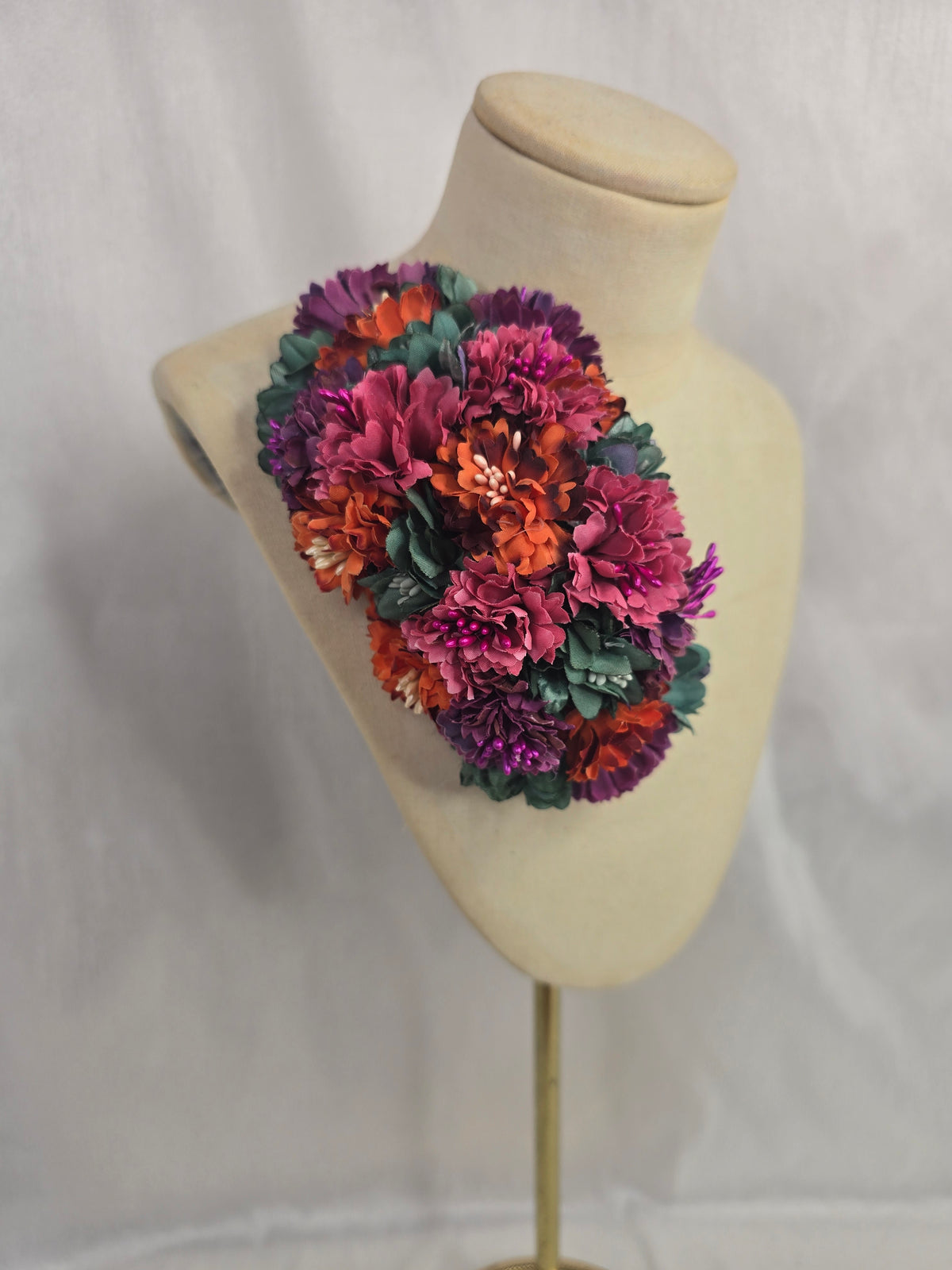 Multi autumn hair flower/corsage