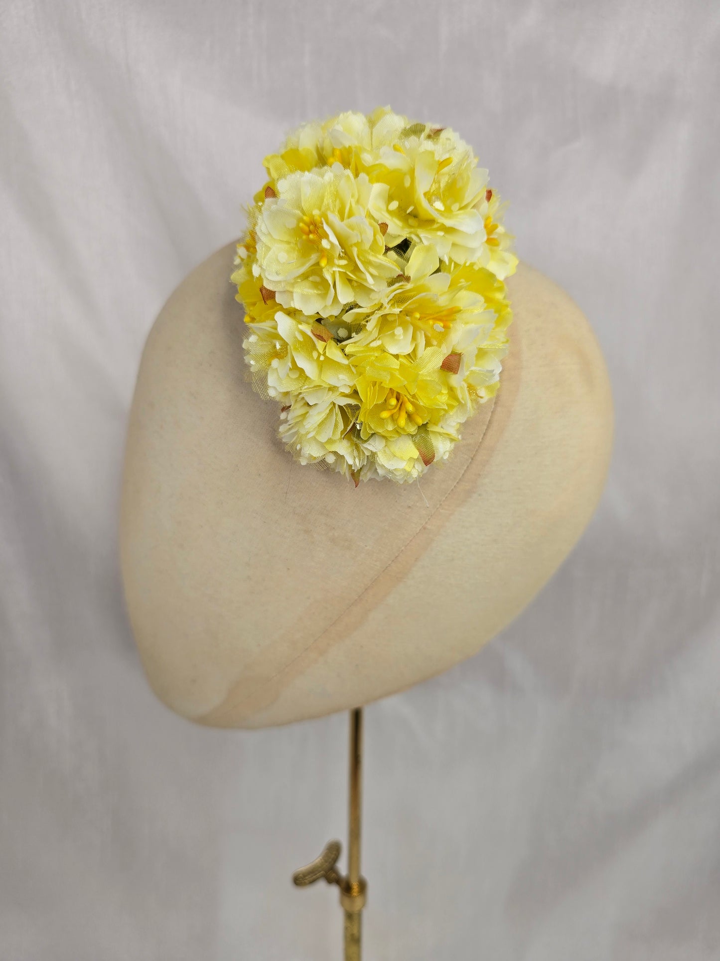 Medium yellow hair flower/corsage