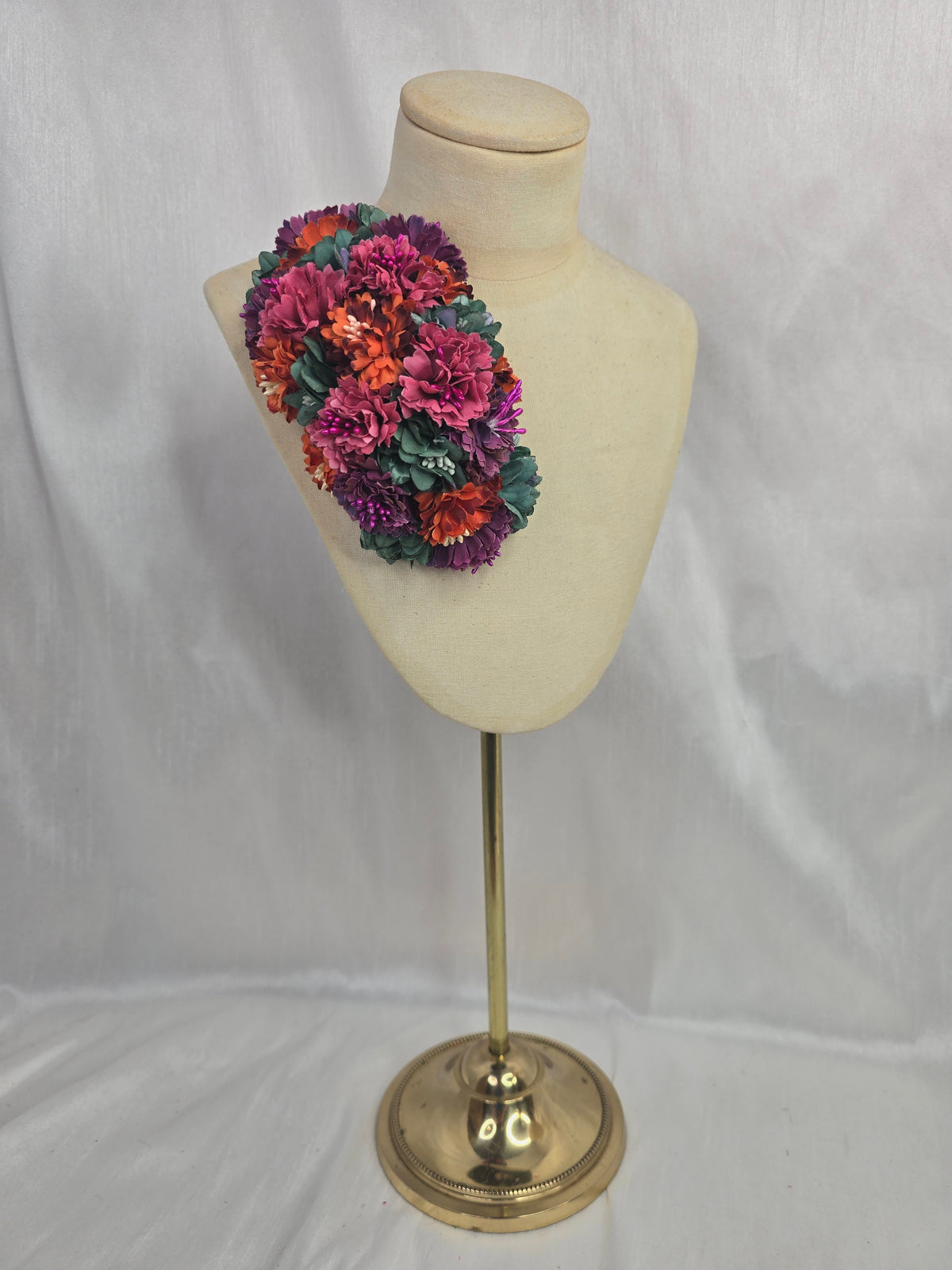 Multi autumn hair flower/corsage