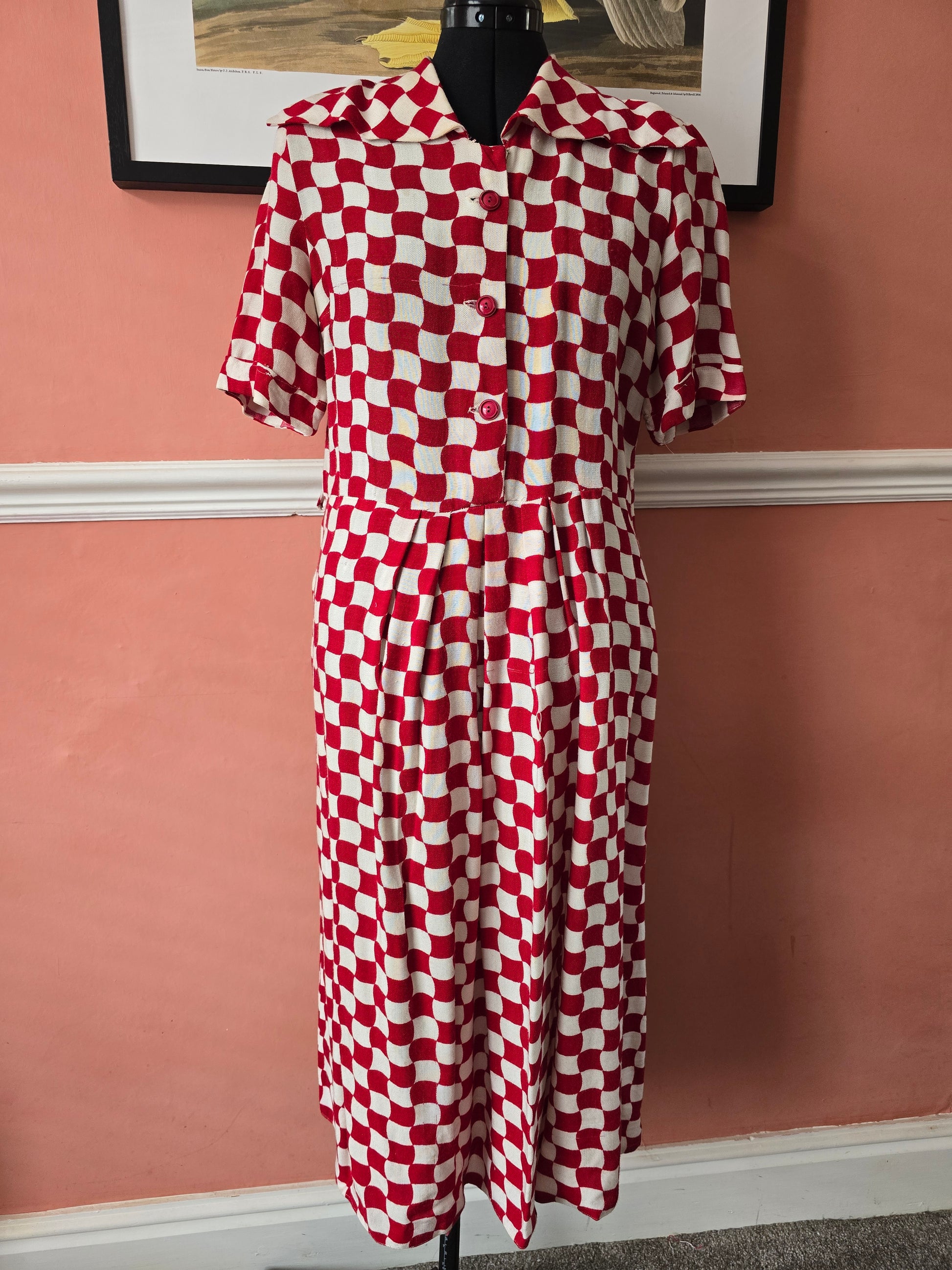 1940s shirt dress revisited ooobop Do not bleach 3 1940's Style Shirtwaist Dress -