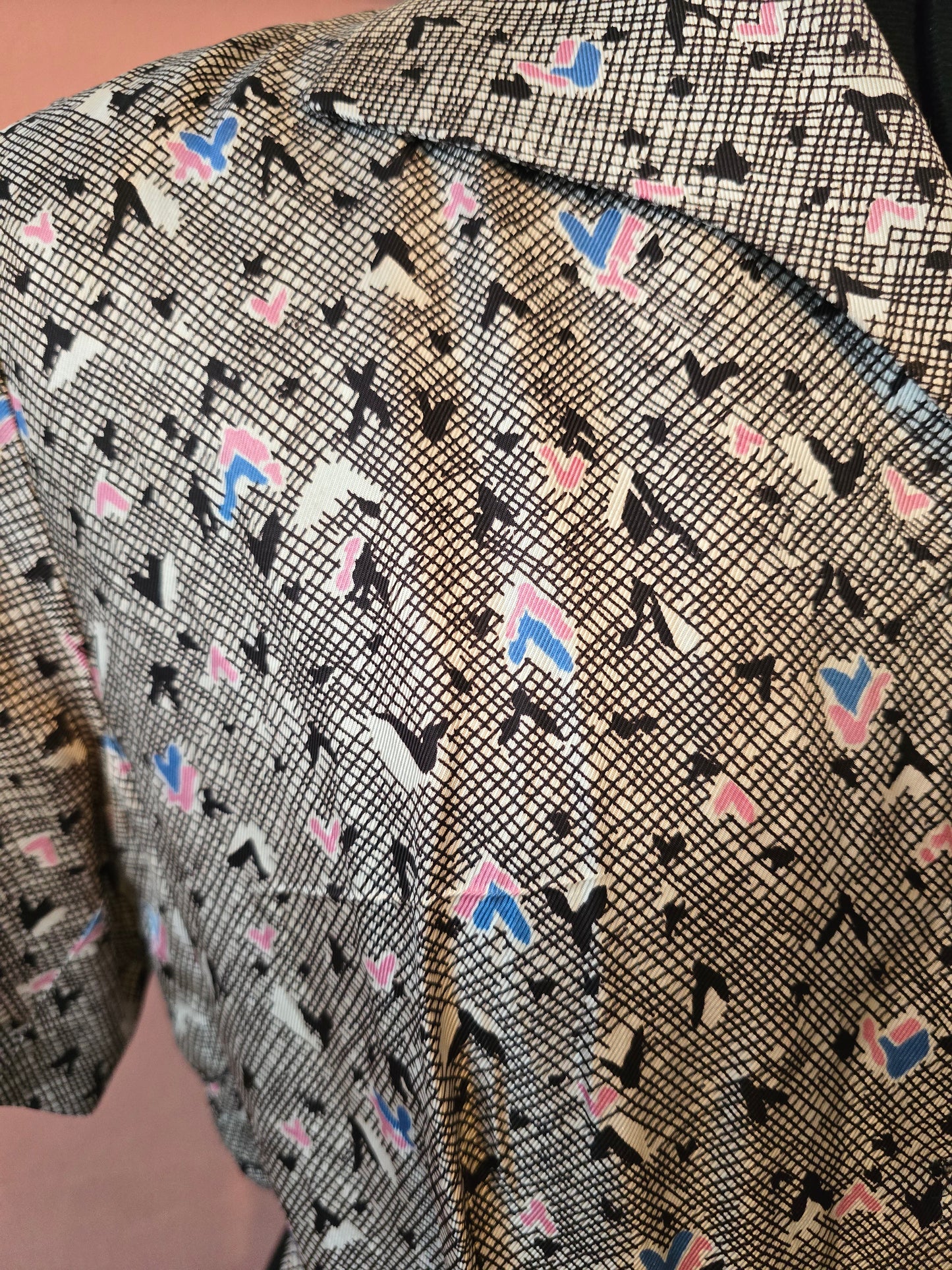 Rare late 1930s / 1940s vintage dress suit with rayon crepe bolero jacket