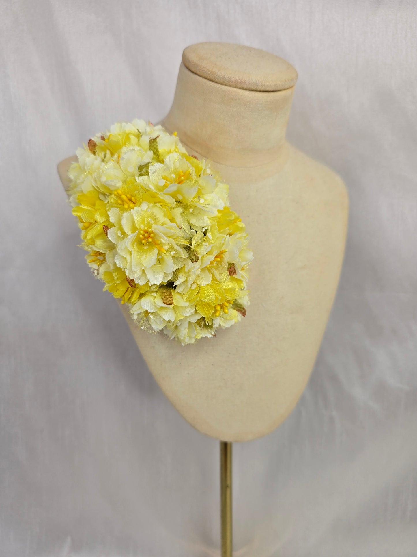 Medium yellow hair flower/corsage