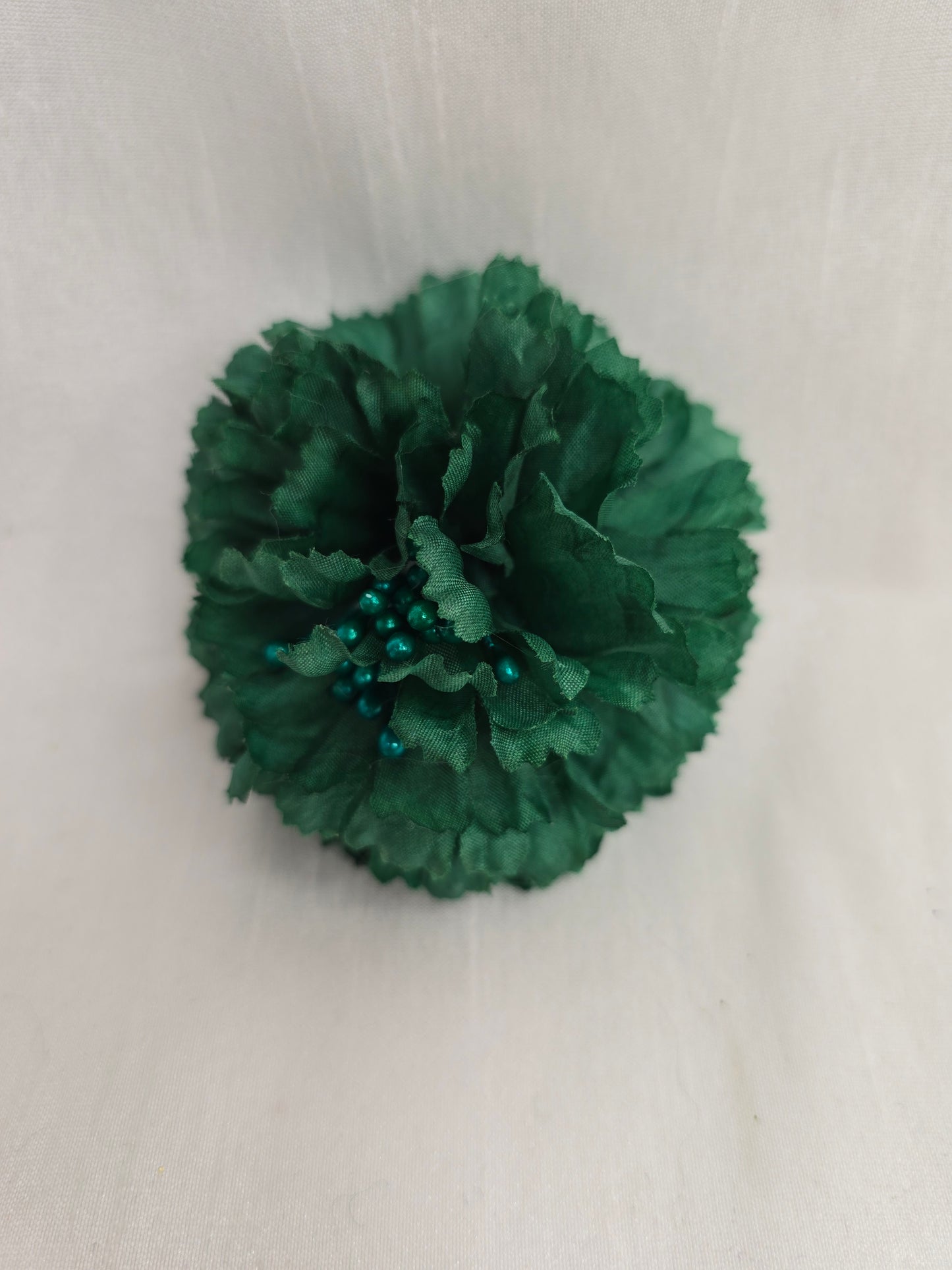 Set of 5 mix & match hair flowers/corsages - greens